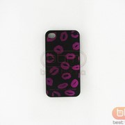 Накладка iPhone 4S MARC JACOBS черный (губы сиреневые) 70512a фотография