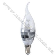 Лампа светодиодная E14 5w (=50w), свеча на ветру E14cwind5W фото