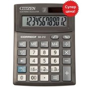 Калькулятор Correct SD-212,чёрный