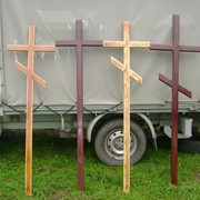 Кресты ритуальные деревянные