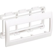 Рамка и суппорт для кабель-каналов Праймер на 6 модулей, 60 мм белый IEK фото