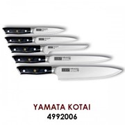 Набор кухонных ножей Yamata-Kotai Mikadzo-SET - 5 ножей и деревянная подставка фото