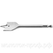 Сверло по дереву перовое, 35 мм, шестигранный хвостовик Matrix фото