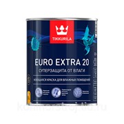 Краска Tikkurila Euro Extra-20 База С (2,7л) моющаяся краска для влажных помещений фото