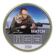 Borner “ Match“, 4,5 (250 шт.) 0,58гр пуля для пневматики фотография