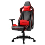 Компьютерное кресло Sharkoon Elbrus 2 чёрно-красное фото