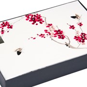 Комплект постельного белья Sakura white с вышивкой фото