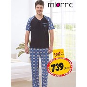 Пижама мужская с коротким рукавом Miorre 256-025504