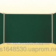 Доска аудиторная, 3-створчатая, зеленая, 3000х1000 мм. 0743 фотография