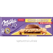 Шоколад Milka Choco & Biscuit. 300г 3225 фотография