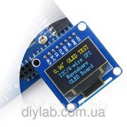 LCD OLED 0.96'' 128x64 SPI/I2C Yellow-Blue фото