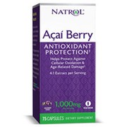 Витамины для иммунитета Natrol Acai Berry (Ягоды асаи) 1000 мг 75 капс фото
