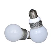 Лампа светодиодная E27-FX60-200 3x1W (warm white/ white)
