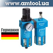 Фильтр-влагоотделитель с маслораспылителем, регулятором давления и манометром 9070-4, HAZET Германия