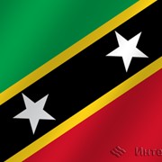 Флаг национальный Сен-Китс и Невис фотография