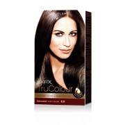 HairX TruColour - 5.0 Medium Brown - Краска для волос. фотография