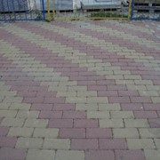 Плитка тротуарная Кирпич 125х250 32шт на м2 фото