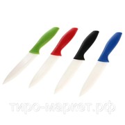 Нож керамический “Мастер“ лезвие 10 см, цвета микс фото
