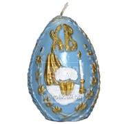 Свеча Пасхальное яйцо голубое Артикул: 023свф036н5 фотография