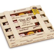Конфеты Дюк д'О ликерные, деревянная коробка, 250г