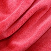 Ткань велюр стрейч, темно-красный фото