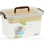 Контейнер для дет.аптечки ПОЛИМЕРБЫТ Polly 6,5л, арт.4389920 фото