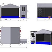 Стальные сцены Layher. Layher 18*10 м фото