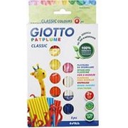 Набор пластилина GIOTTO Patplume, 8 классических цветов