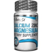 Calcium Zinc Magnesium BioTech USA 100 tabs.