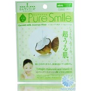 Молочная регенерирующая маска для лица Pure Smile с эссенцией кокосового молочка 23мл 4526371006343 фото