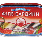 Филе сардины в томатном соусе, с ключом фото