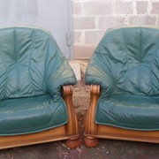Кресла кожаные два Голандия фото