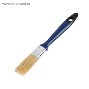 Кисть плоская TUNDRA, натуральная щетина, пластиковая ручка, 1“, 25 мм фото