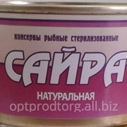 Сайра натуральная, 240 грамм, жестебанка № 5. Производство Крым