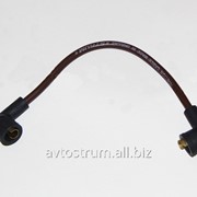 Провод медный коричневый сечением 0,75 мм.кв, наконечник латунный, защитный колпачек ЭПДМ Тип 1 длина 130 см