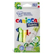 Фломастеры для ткани Carioca Cromatex 6 цветов 40956 (12 шт. в уп-ке) фотография