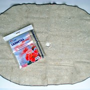 Салфетка для уборки, 60х80, с отверстием,оверлоченная в инд. упаковке фото