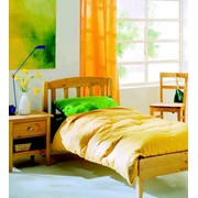 Односпальне ліжко з натурального дерева К306