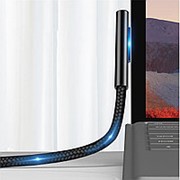 Зарядный кабель типа C к поверхности 12 В / 15 В 4A 102 Вт Nylon Плетеный зарядный кабель USB-C для Microsoft фотография