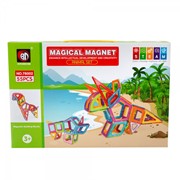 Развивающий магнитный конструктор Magical Magnet (Dinosaur Set) 55 деталей (78002) фотография