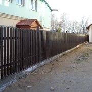 Забор деревянный 1006 фото