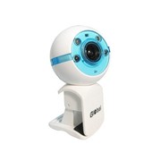 A-25 Global веб камера, 1,3 Mpix, USB 2.0, Бело-Синий, Зажим, Подсветка: Нет
