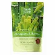 Жидкое мыло Fresh Juice Лемонграс и Бамбук дой-пак 460 мл фото