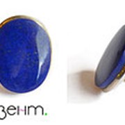 Серебряное кольцо с ярко-синим лазуритом