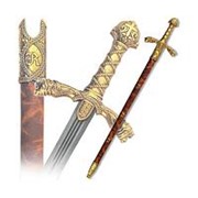 Меч Ричарда Львиное Сердце в ножнах, ХII в. фото