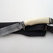 Нож из дамасской стали “Морж“ (малый) фото