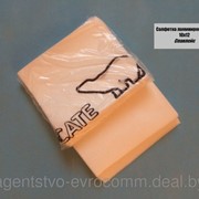 Салфетка для чистки лица ламинированная 10х12 (плотность 70 гр/м2.) фото