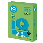 Бумага цветная IQ color, А4, 80 г/м2, 500 л., интенсив, зеленая липа, LG46 фотография