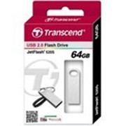 Накопитель USB Transcend JetFlash 520 64GB Metal Silver (TS64GJF520S) фотография
