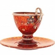Чашка чайная из янтаря "Виноград" большая HD11503/ROE